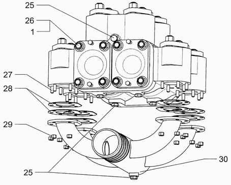 Блок гидравлический НБ32.02.000 